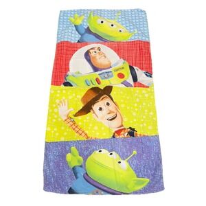 Disney Pixar Toy Story 2 Woody Buzz Lightyear Beach Bath Towel 53X28